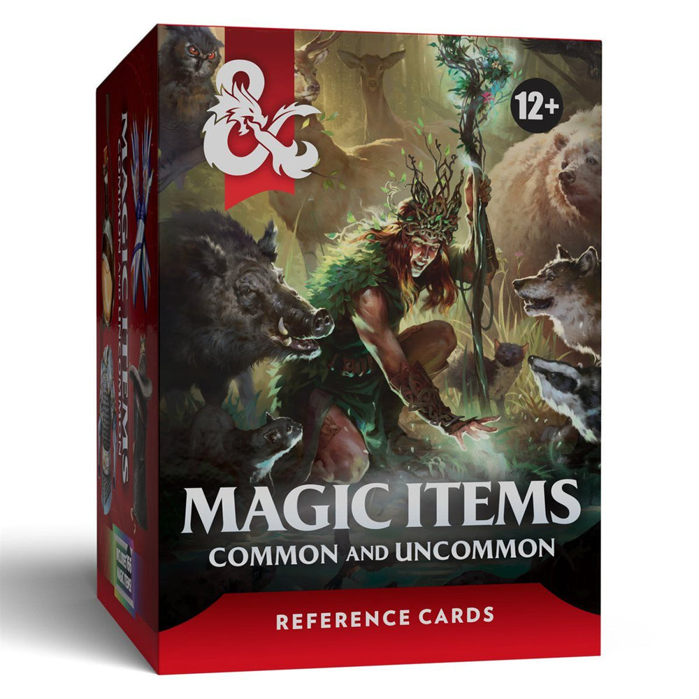 5e Reference Cards: Magic Items, common and uncommon