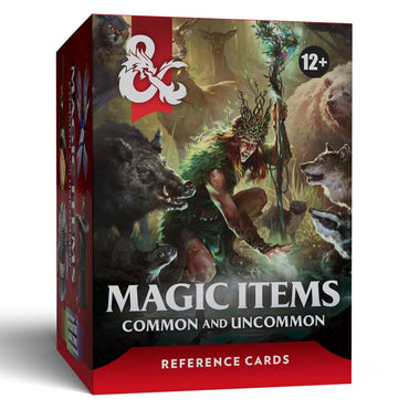 5e Reference Cards: Magic Items, common and uncommon