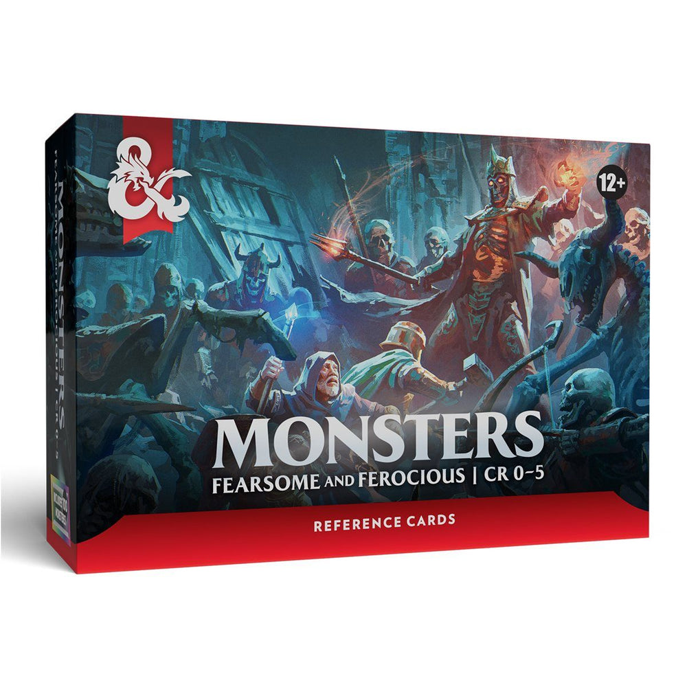 5e Reference Cards: Monsters (CR 0-5) Fearsome and Ferocious