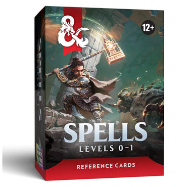 5e Reference Cards: Spells Levels 0-1