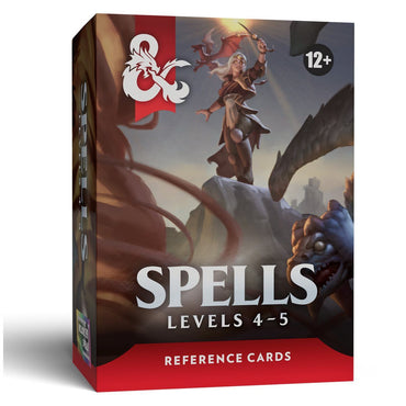 5e Reference Cards: Spells Levels 4-5