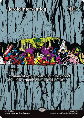 Heroic Intervention (0078) (Borderless) [Marvel Universe: Eternal-Legal]