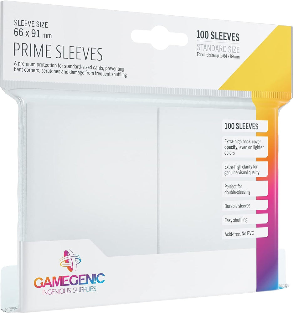 Gamegenic Prime Sleeves White(100 pk)