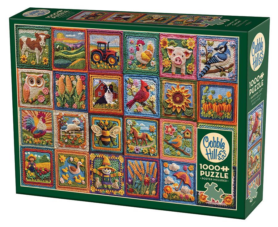 Cobble Hill 1000pc Country Life Crochet