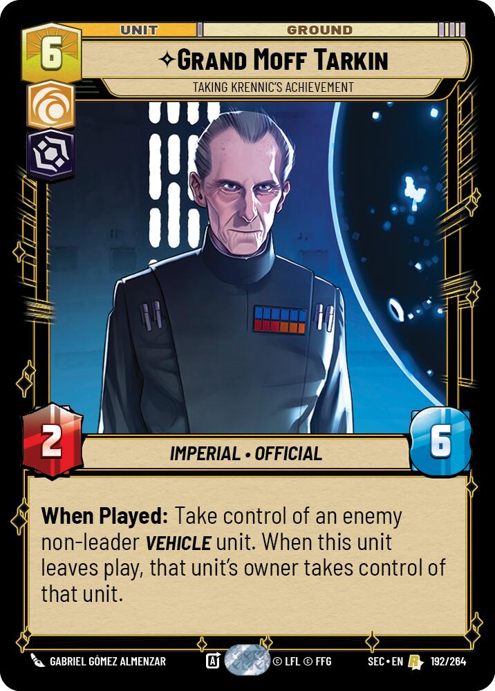 Grand Moff Tarkin (192/264) - Taking Krennic's Achievement (192/264) [Secrets of Power]