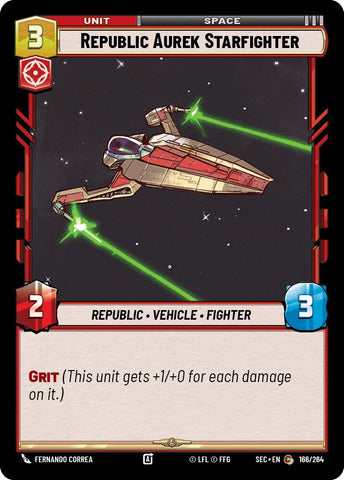Republic Aurek Starfighter (166/264) (166/264) [Secrets of Power]