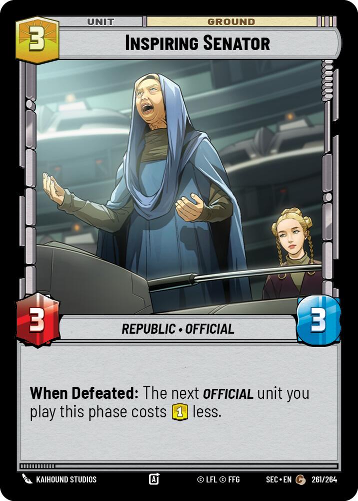 Inspiring Senator (261/264) (261/264) [Secrets of Power]