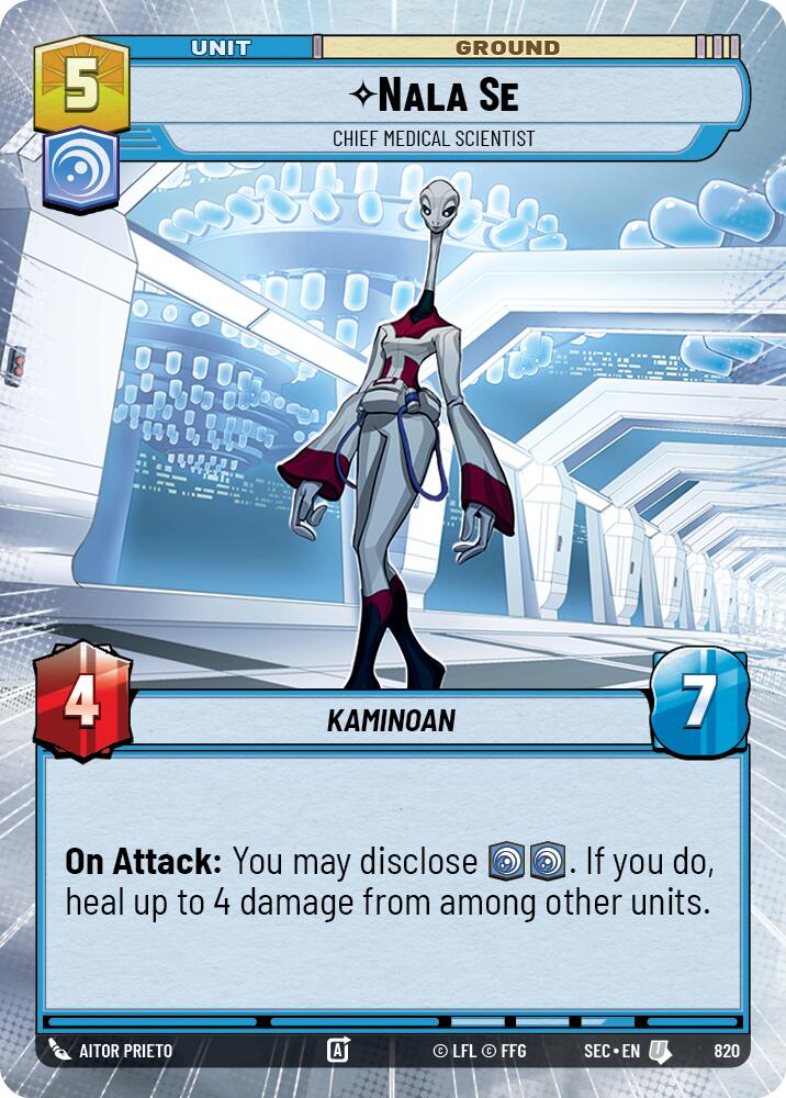 Nala Se - Chief Medical Scientist (Hyperspace Foil) (820) (821) [Secrets of Power]