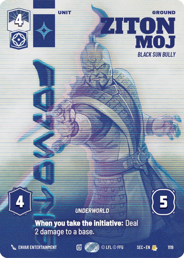 Ziton Moj - Black Sun Bully (Prestige Foil) (1119) (1119) [Secrets of Power]