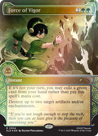 Force of Vigor (Rainbow Foil) [Secret Lair Drop Series]