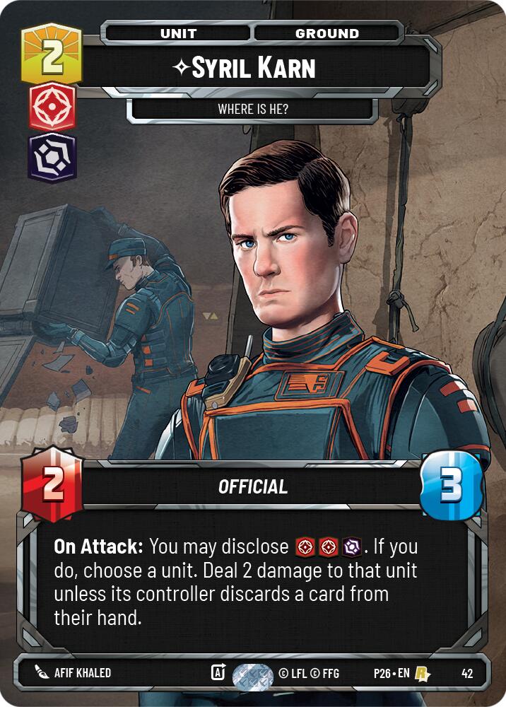 Syril Karn - Where Is He? (42) (42) [Sector and Regional Promos: Season 1]