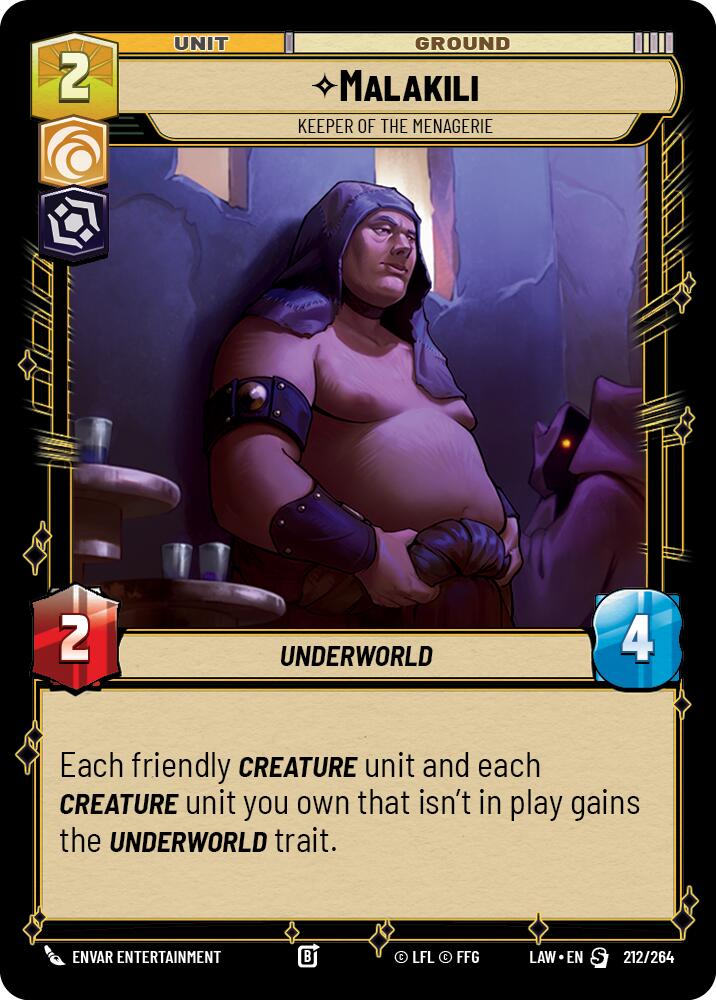 Malakili - Keeper of the Menagerie (212/264) (212/264) [A Lawless Time]