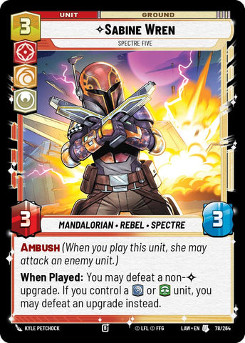 Sabine Wren - Spectre Five (78/264) (78/264) [A Lawless Time]