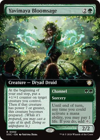 Yavimaya Bloomsage (Extended Art) [Secrets of Strixhaven Commander]