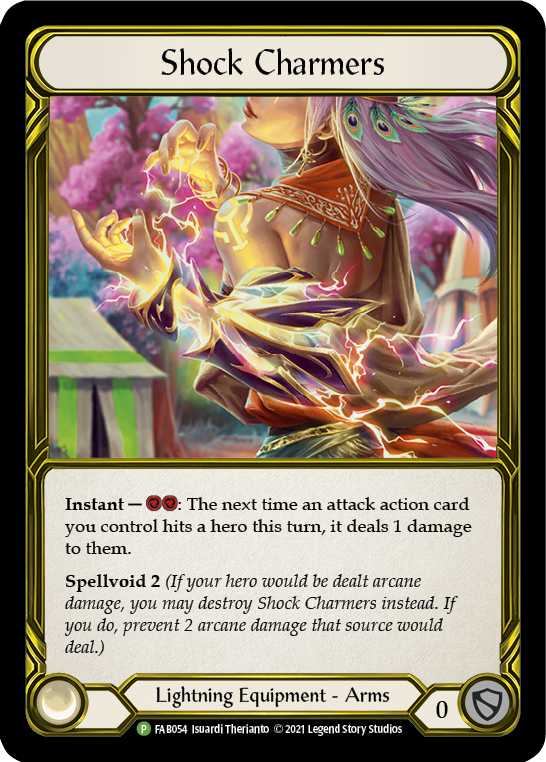Shock Charmers (Golden) [FAB054] (Promo)  Cold Foil | Pandora's Boox