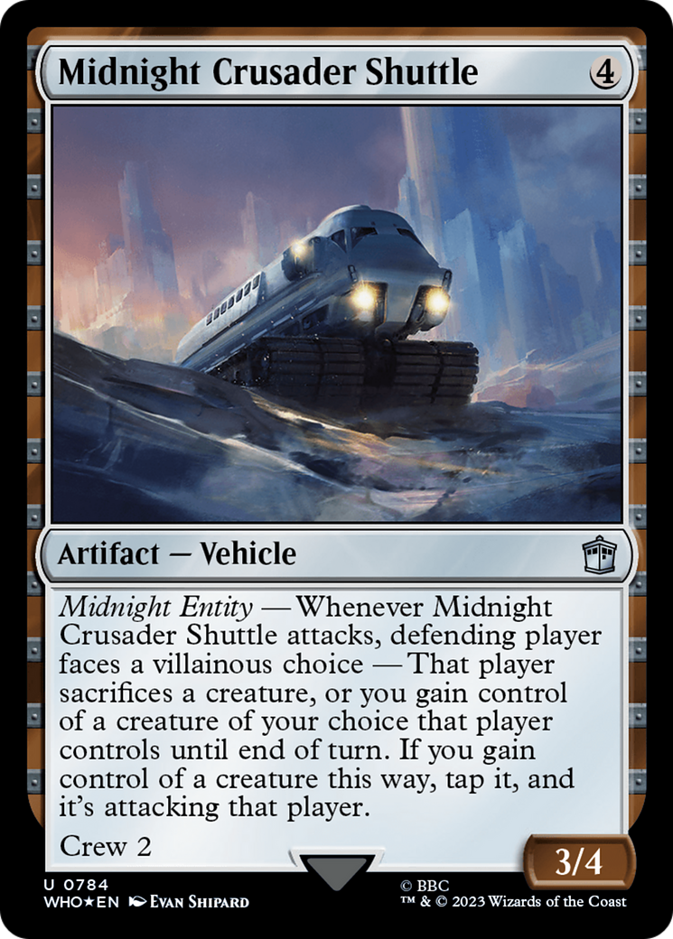 Midnight Crusader Shuttle (Surge Foil) [Doctor Who] | Pandora's Boox