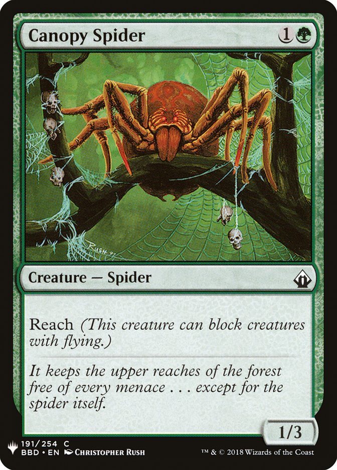 Canopy Spider [Mystery Booster] | Pandora's Boox