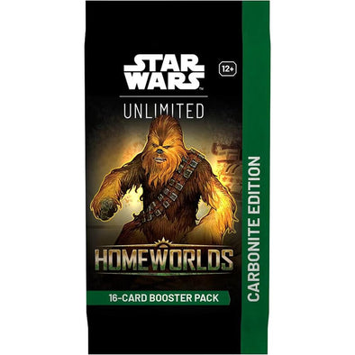 Star Wars Unlimited: Homeworlds Carbonite Booster Pack (4 per customer)