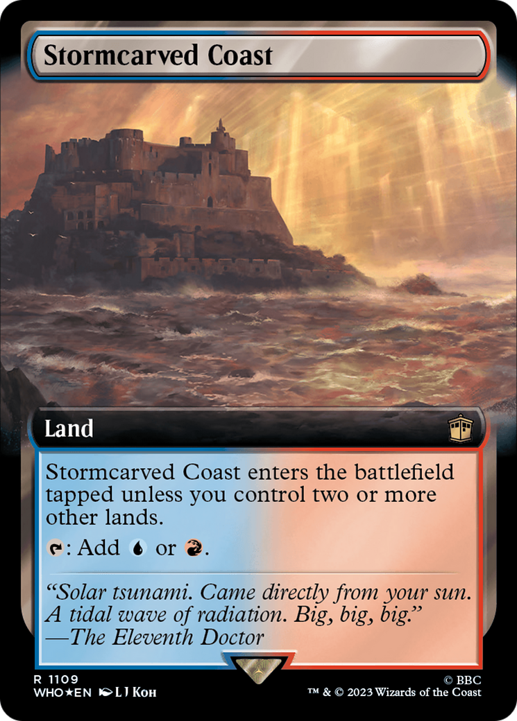 Stormcarved Coast (Extended Art) (Surge Foil) [Doctor Who] | Pandora's Boox