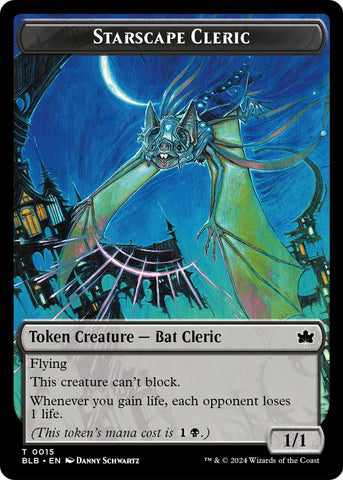 Starscape Cleric // Treasure Double-Sided Token [Secrets of Strixhaven Tokens]
