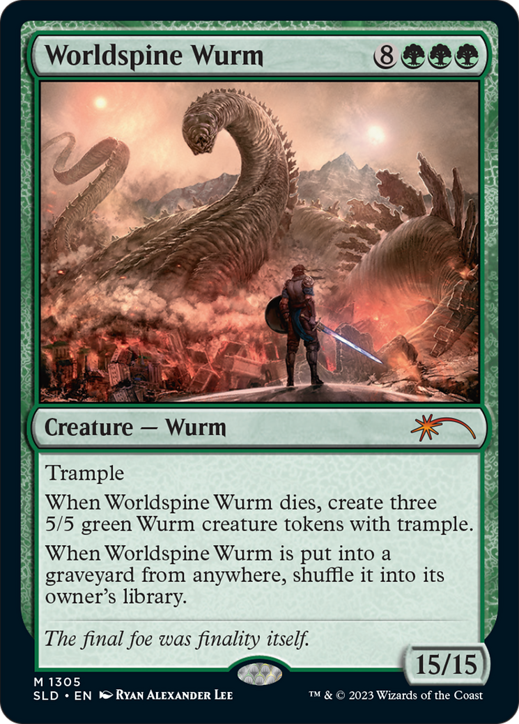 Worldspine Wurm [Secret Lair Drop Series] | Pandora's Boox