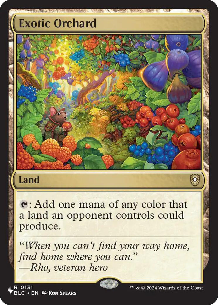 Exotic Orchard [The List]