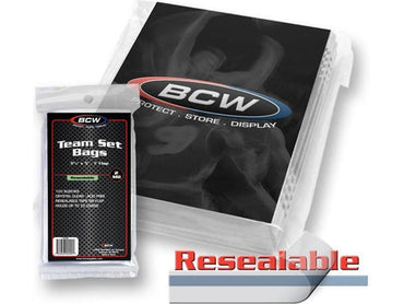 Team Bags BCW Sleeves (100 pk) Resealable