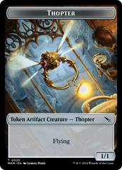 Thopter (0020) // Imp Double-Sided Token [Murders at Karlov Manor Tokens] | Pandora's Boox