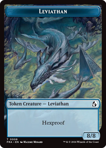 Leviathan // Beast Double-Sided Token [Reality Fracture Tokens]
