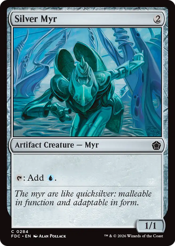 Silver Myr [Foundations Commander]