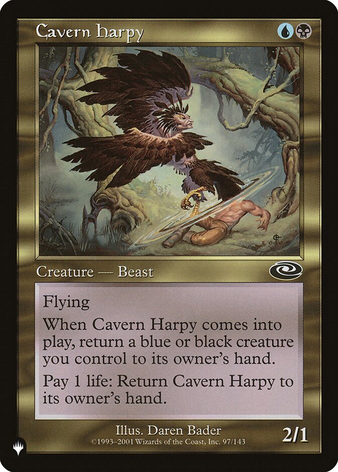 Cavern Harpy [The List] | Pandora's Boox