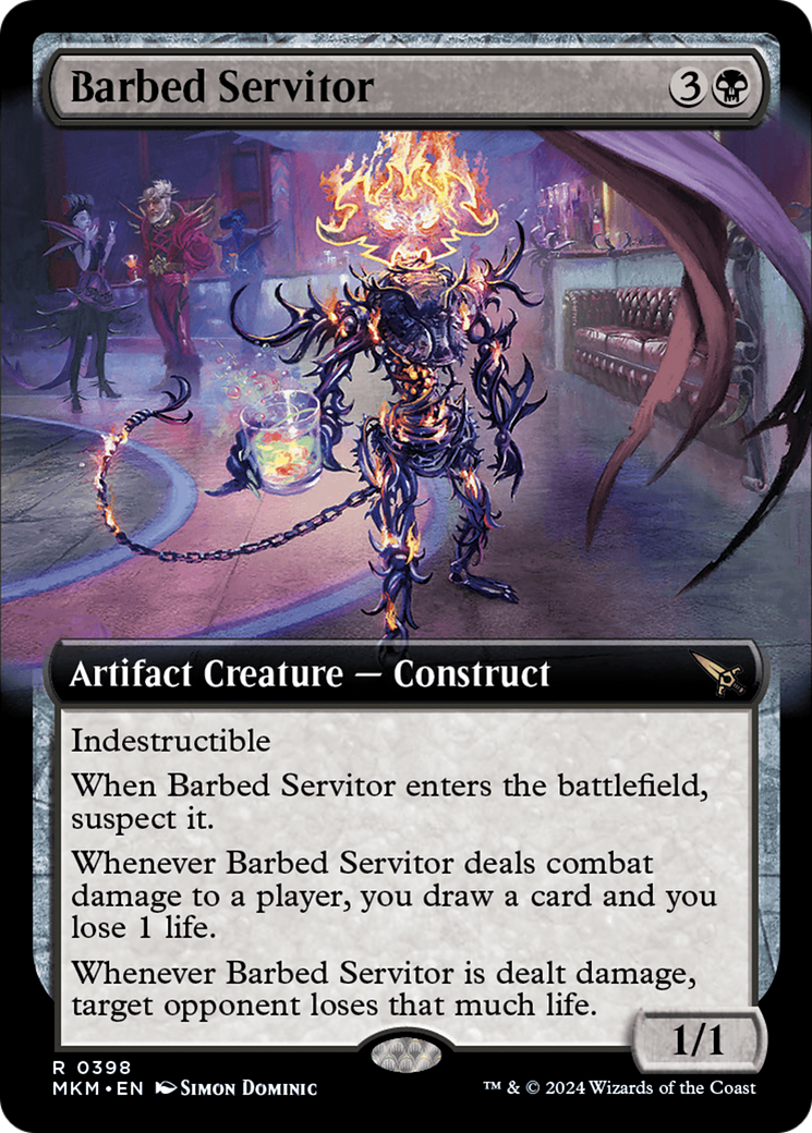 Barbed Servitor (Extended Art) [Murders at Karlov Manor] | Pandora's Boox