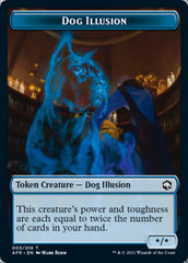 Dog Illusion // Vecna Double-Sided Token [Dungeons & Dragons: Adventures in the Forgotten Realms Tokens] | Pandora's Boox