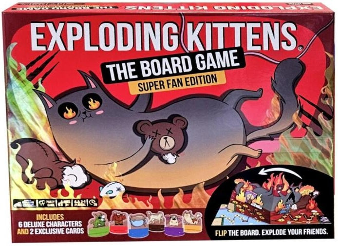 Exploding Kittens The Board Game Superfan Edition