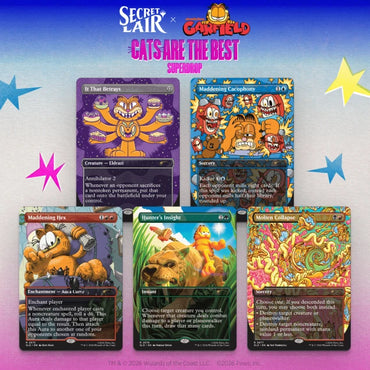 Secret Lair - Secret Lair X Garfield: Our Only Thought Is To Entertain You