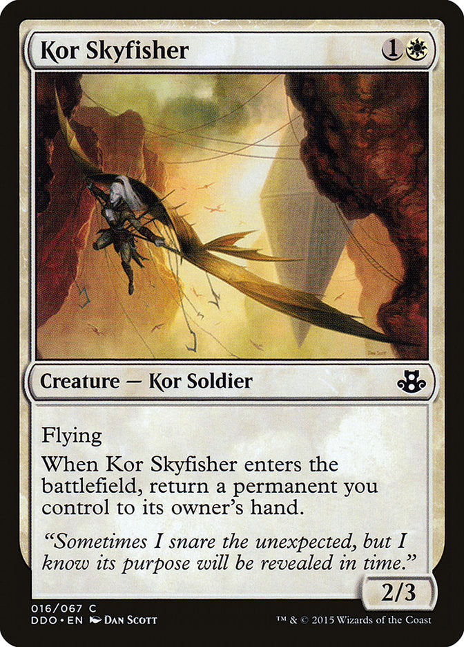 Kor Skyfisher [Duel Decks: Elspeth vs. Kiora] | Pandora's Boox