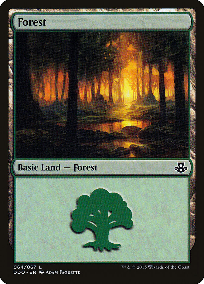 Forest (64) [Duel Decks: Elspeth vs. Kiora] | Pandora's Boox