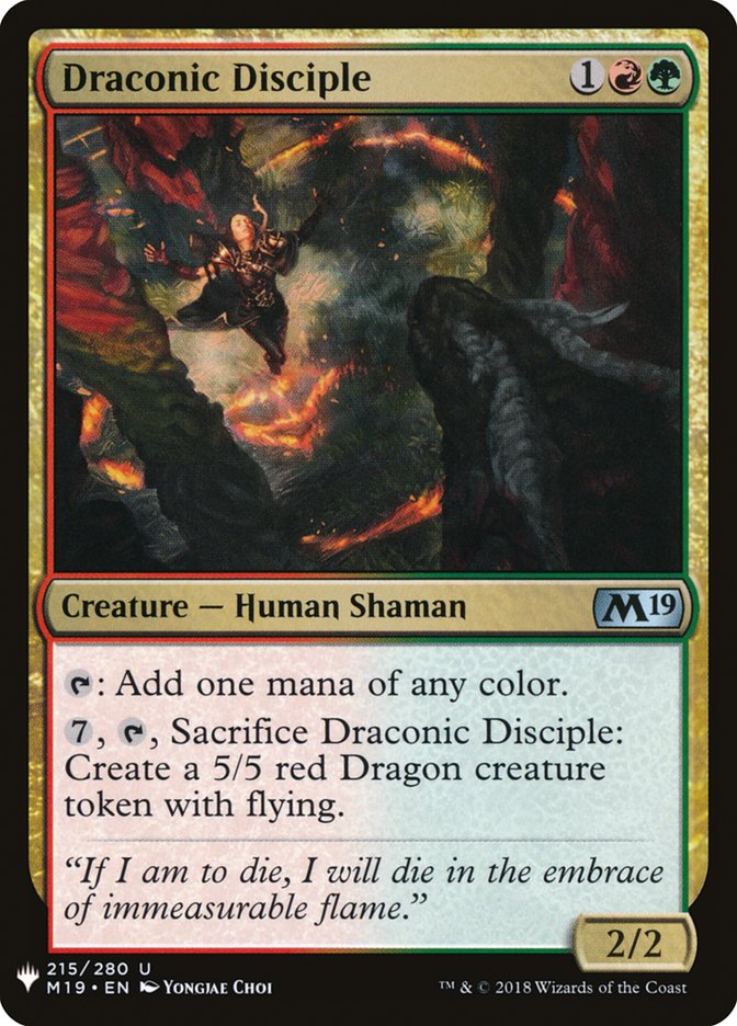 Draconic Disciple [Mystery Booster] | Pandora's Boox