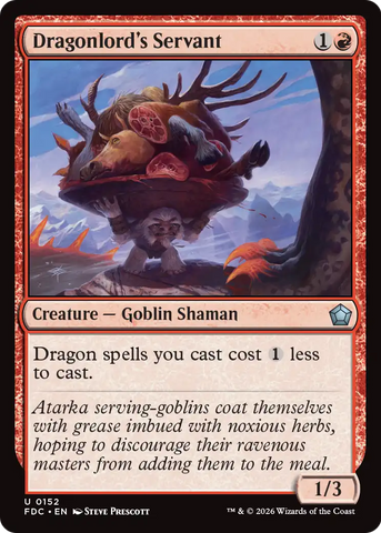 Dragonlord's Servant [Foundations Commander]