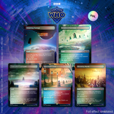 Secret Lair X Doctor Who: The Dalek Lands Foil