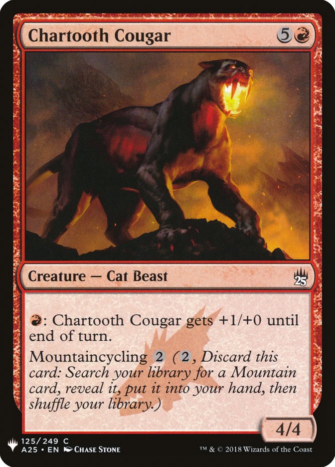 Chartooth Cougar [Mystery Booster] | Pandora's Boox