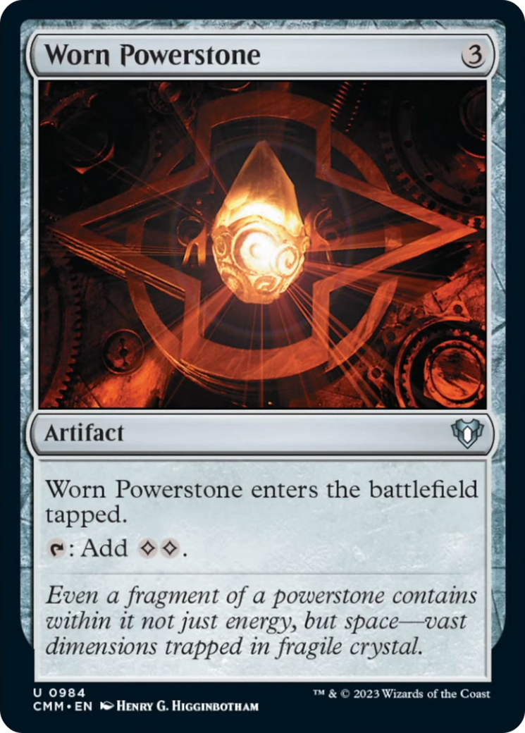 Worn Powerstone [Commander Masters] | Pandora's Boox