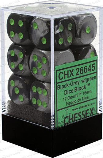 Chessex 12pc Dice Gemini CHX26645