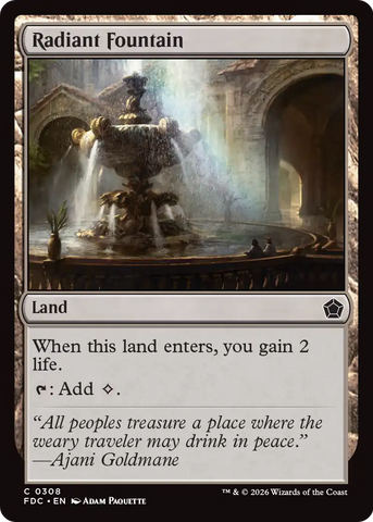 Radiant Fountain [Foundations Commander]