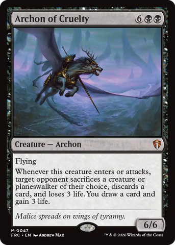 Archon of Cruelty [Reality Fracture Commander]