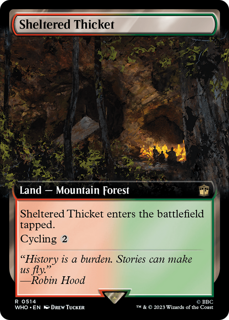 Sheltered Thicket (Extended Art) [Doctor Who] | Pandora's Boox
