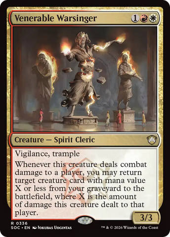 Venerable Warsinger [Secrets of Strixhaven Commander]