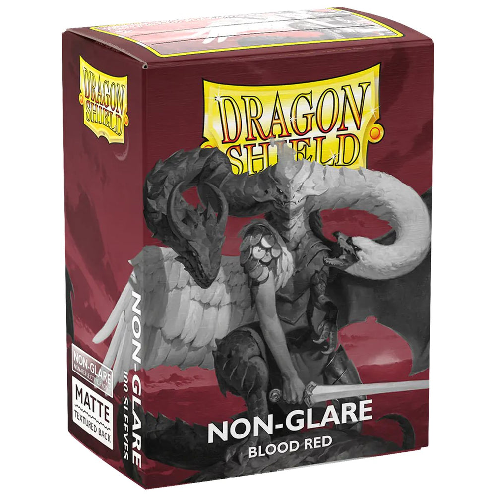 Dragon Shield Matte (100 pk) Non-Glare Blood Red