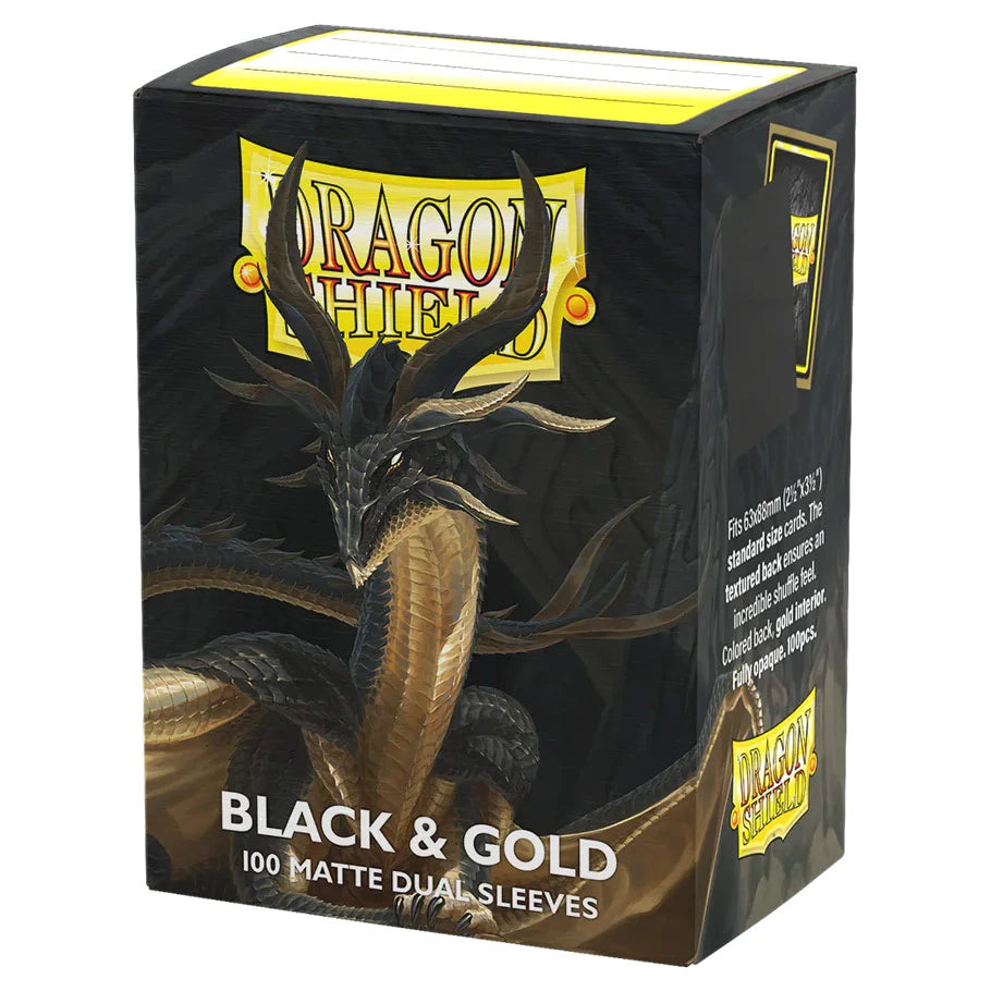 Dragon Shield dual matte Black & Gold