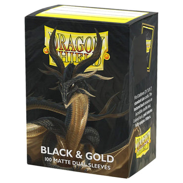 Dragon Shield dual matte Black & Gold